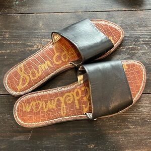 Sam Edelman black sandals, size 7.5. Barley worn